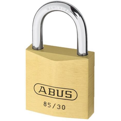 ABUS 85 30MM BRASS PADLOCK CARDED