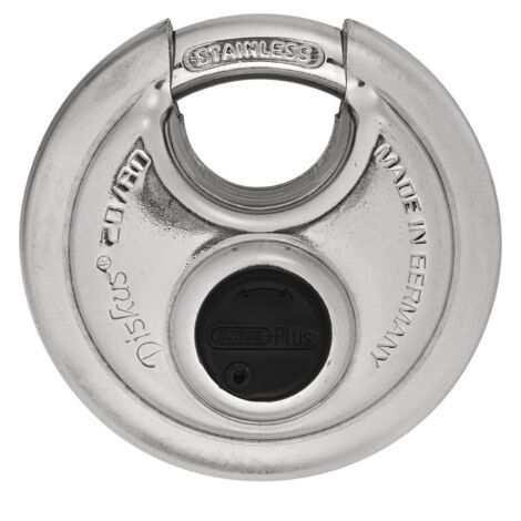 ABUS 20 80MM DISKUS PLUS PADLOCK CARDED