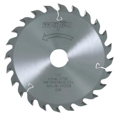 MAFELL 120MM TCT CIRCULAR SAW BLADE 24T