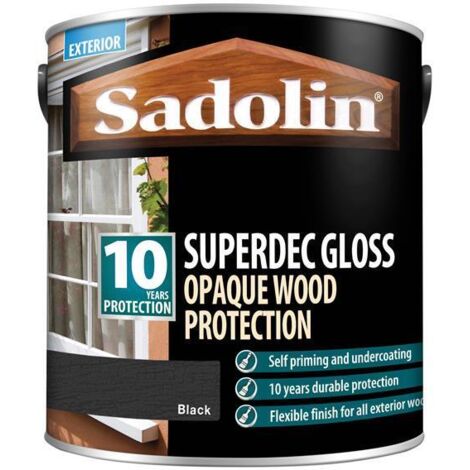 Sadolin Superdec Opaque Wood Protection Black