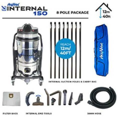 SKYVAC INTERNAL150 PUSH FIT 8 SUCTION POLE (1/2)