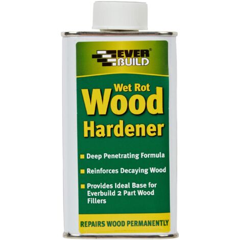 Everbuild WOODHARD2 Wet Rot Wood Hardener 250ml EVBWOODHARD2
