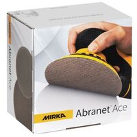 MIRKA ABRANET ACE 150MM P180 GRIT 50 pack