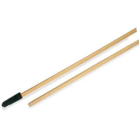20 manici per scopa in legno lucido 130 cm a vite bastone universale mocio