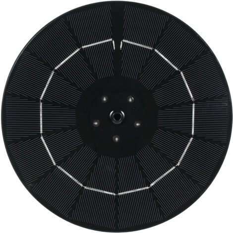 3.8W coloré lumière LED jardin fontaine solaire aménagement paysager LED veilleuse fontaine (1/5)