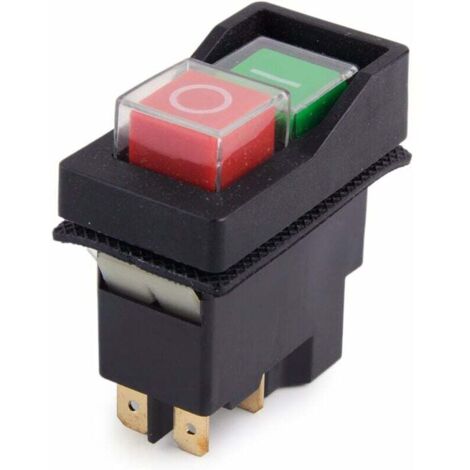 250V IP55 KJD17 KLD28 Arrêt de démarrage à 4 Broches sur Le commutateur Hors Tension Volt 2BTN adapté aux Machines d'atelier (Livré par Amazon) (1/4)