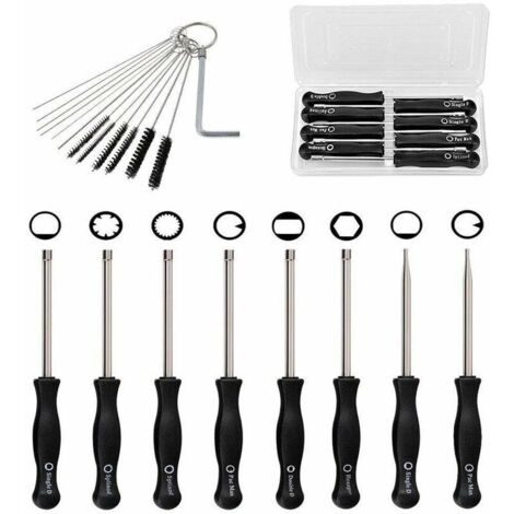 pièces + outil de nettoyage Kit d'outils de réglage de carburateur pour moteur de carburateur 2 temps commun - Ensemble d'outils de réglage de carburateur Outil de réglage de carburateur (1/4)