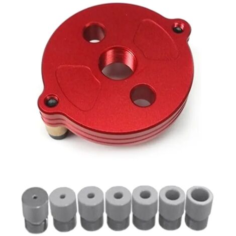 Gabarit de trou de poche pour le travail du bois 2/3/4/5/6/8/10mm gabarit de perçage Vertical à centrage automatique localisateur outils de poinçonnage de trou (1/5)