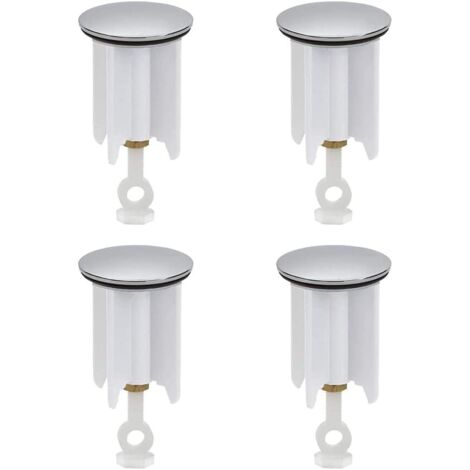 Bouchon de lavabo universel 40 mm en laiton étanche antirouille bouchon de lavabo hauteur réglable (1/5)