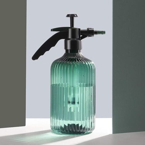 Pulvérisateur de plantes vide 2L, arrosoir à pression de jardin, brumisateur de plantes d'intérieur en plastique, arrosoir à bouteille à buse réglable avec 2 modes d'arrosage pour plantes à fleurs (1/5)