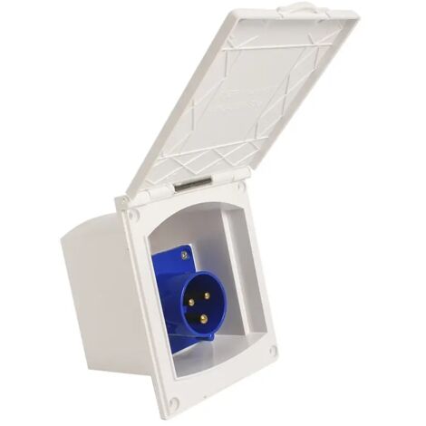 RV Camper 220V-240V 16A Externe Flush Hook Up Prise de courant étanche (1/5)