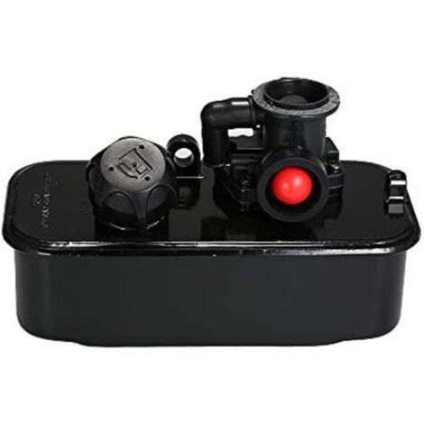 Assemblage de carburateur de tondeuse à essence de réservoir de carburant adapté pour Briggs Stratton 499809 498809A 494406 (1/4)