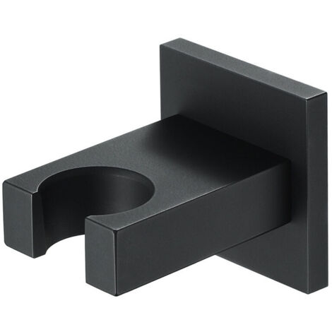 Support de Douche à Main Noir Support de Pommeau de Douche Laiton Support de Tête de Douche Montage Mural Support de Douchette Rectangle Support Douchette (1/5)