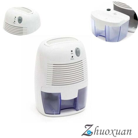 Déshumidificateur Réservoir 1,3 l pour pièces jusqu'à 20 m² Effet Peltier blanc Arrêt automatique-zhuoxuan (1/5)