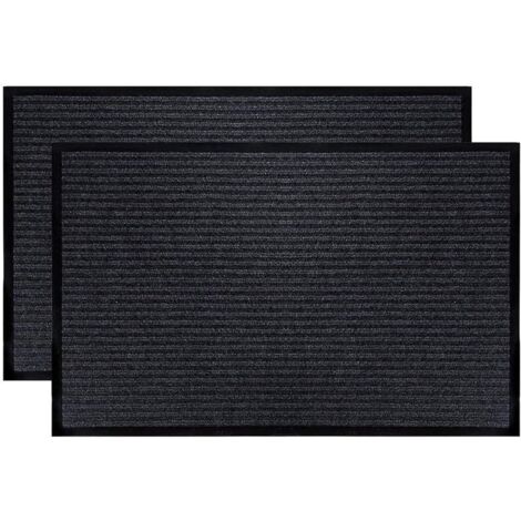 2 paires de chaussures de tapis d'entrée intérieur extérieur (1/5)