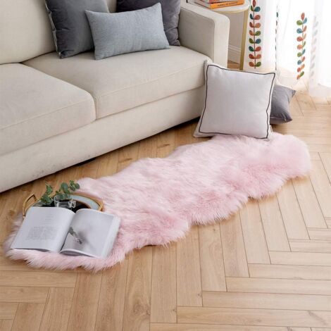 Housse de chaise de luxe en fausse peau de mouton douce (1/5)