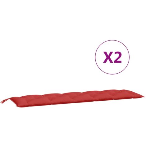 SKM Coussin de balancelle Rouge 180 cm Tissu (1/5)