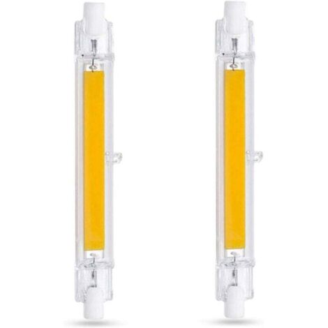 Lot de 2 ampoules LED R7S 118 mm 13 W blanc froid 6000 K, 1000 lm, équivalent halogène R7S J118 80 W 100 W, non dimmable (1/5)