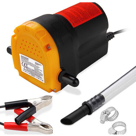 Pompe à vidange extraction huile diesel aspiration vidange auto huile 12V 80W (1/5)