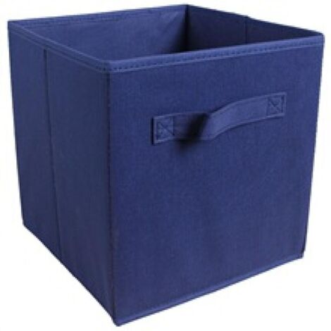 Lot de 1 boîte de rangement pliables en tissu et tiroir de rangement pour placard et jouets, Boîte de rangement multifonctionnelle de type tiroir bleu (1/4)
