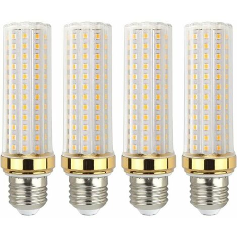 Ampoule LED E27 blanc chaud 20 W, équivalent à une lampe halogène E27 150 W, ampoule LED E27 blanc chaud pour garage/studio, lot de 4, (1/5)