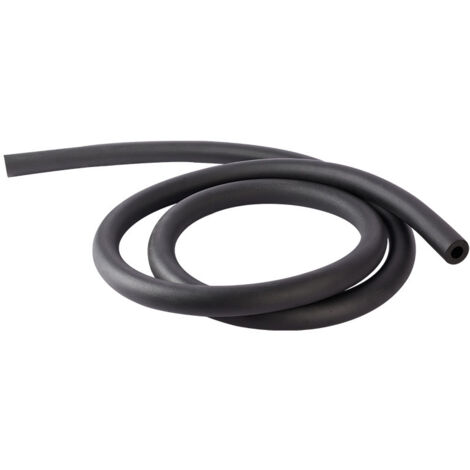 Lntyq Tuyau en caoutchouc noir, renforcé textile, refroidi par eau, DIN 73411, type A Tuyau de liquide de refroidissement, chauffage, huile tressée, graisse, hydrocarbures, Ø16 mm x 1,8 m