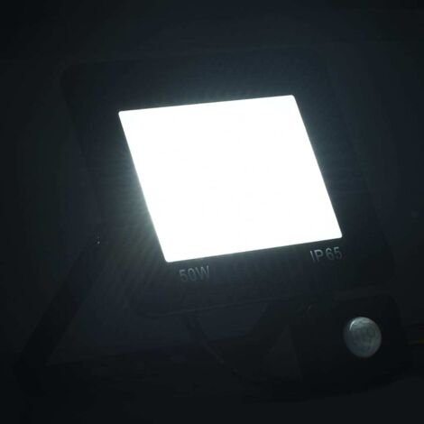 INLIFE Projecteur à LED 50 W Blanc froid avec capteur (1/5)