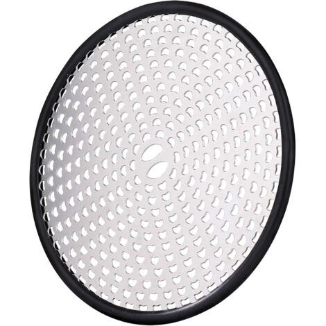 Filtre de vidange de crépine d'évier couvercle de vidange rond en acier inoxydable pour salle de bain douche cuisine 4.54.5 pouces (1/5)
