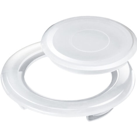 Lot de 2 capuchons et anneaux pour trou de table de patio, capuchon de trou de parasol en plastique, anneau de trou de parapluie pour les fêtes de jardin d'été en plein air (1/5)