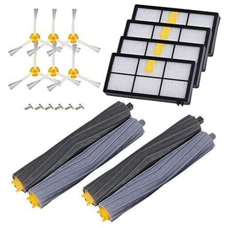 Kit de remplacement de brosse Pièces de rechange pour iRobot Roomba 800 860 865 866 870 871 880 885 886 890 900 960 966 980 Series - Lot de 14 (1/5)