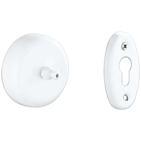 Corde à linge rétractable - Corde à linge murale Porte-vêtements détachables pour corde à linge intérieure de salle de bain d'hôtel, 2,8 mètres (Blanc) (1/5)