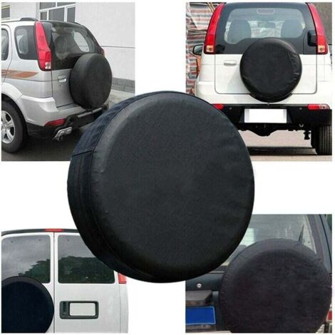 Couverture de roue de secours de 13 pouces Couverture de roue de tout diamètre (55cm-58cm/22 "-23") Couverture anti-poussière de voiture en PVC étanche (1/5)