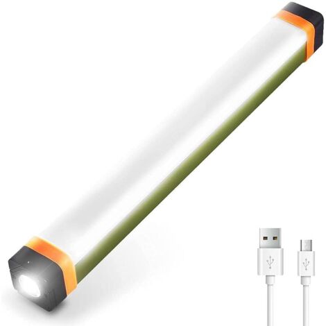 Lanterne de camping, lampe de camping LED rechargeable par USB, lampe de poche de camping multifonctionnelle, banque d'alimentation magnétique suspendue portable étanche pour la randonnée, l'éclairage (1/5)
