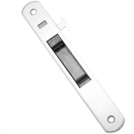 1 Pièce Porte Coulissante En Verre Poignée De Fenêtre Serrure Crochet Style Plaque De Fixation En Alliage De Zinc - Blanc (1/5)