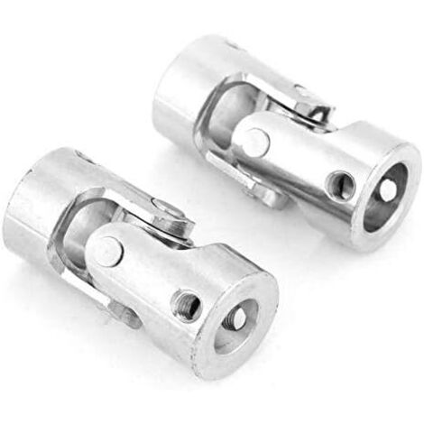 1pc 2-10mm U Joint arbre de direction joint universel pour bateau voiture bricolage accessoires argent (1/4)