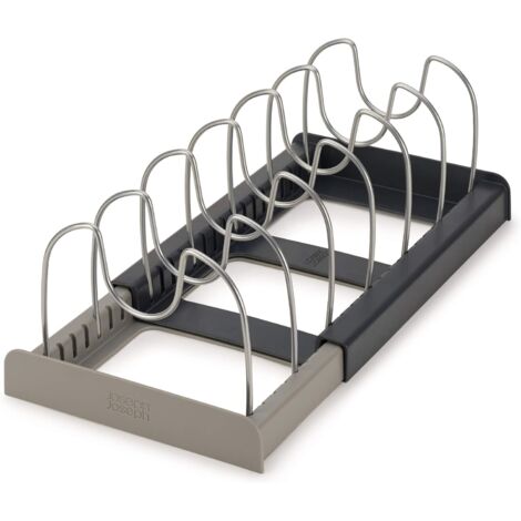 Organisateur extensible pour équipement de cuisine, plastique, gris (1/5)
