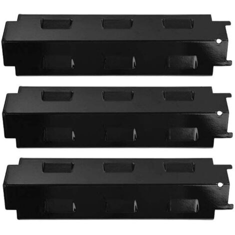 Accessoires de diffuseur de chaleur de 37 cm pour Char-Broil, CCLIFE, Landmann, Uniflame, Fire Mountain, Barbecook, Outback, Tarington House, Gril à gaz en acier porcelaine Pièce de rechange 4 pièces (1/5)
