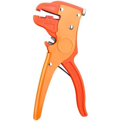Pince à dénuder automatique pince à sertir multifonctionnelle coupe-câble Aquiline outils à dénuder orange outils à main 150 mm pince coupe-câble à bec de canard (rouge et jaune) (1/5)