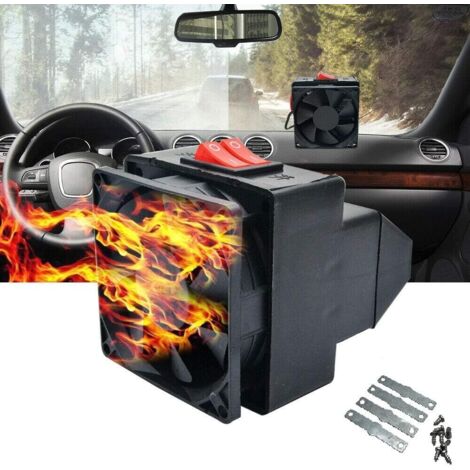 Réchauffeur de voiture portable - 12V 300W Réchauffeurs de pare-brise automobile haute puissance Dégivreur de ventilateur de chauffage rapide pour un déneigement facile (1/4)