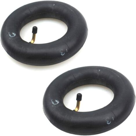 Lot de 2 Chambres à air intérieures en Caoutchouc butyle 200 x 50 mm avec Tige de Valve coudée pour Trottinette Razor e100/e200 Schwinn Mongoose Bladeze - (1/5)