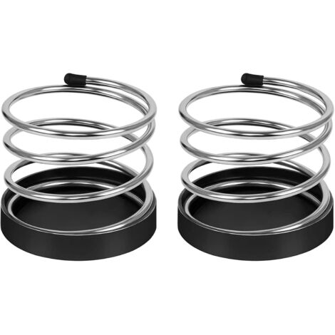 2 pièces porte-gobelet de voiture, porte-gobelet à eau de voiture, porte-gobelet à eau de voiture, pour tasses, stylos, clés, téléphones portables (noir) (1/4)