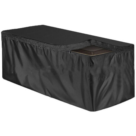 AIDUCHO Housse De Protection Pour Meubles D'extérieur Housse De Boîte De Pont Avec Fermeture À Glissière Étanche Et Protection Uv Housse De Protection De Terrasse De Jardin Sac De Rangement (S) (1/5)