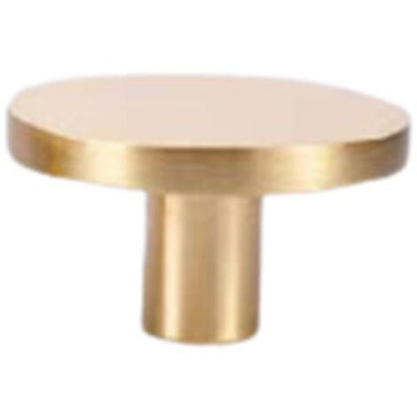 AIDUCHO 20pcs Bouton De Meubles Poignee Meuble Laiton Bouton Tiroir Poignée Boutons De Tirage Rond Boutons De Porte Avec Vis De 25mm, 33x20mm (1/4)