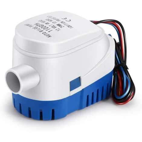 Pompes de Cale, Pompe de Cale Automatique 12V 1100GPH Pompe à Eau Liquide Silencieuse Automatique pour Pompe de Cale Marine Pompe à Eau pour Bateaux, étangs, Piscines-Fei Yu (1/5)