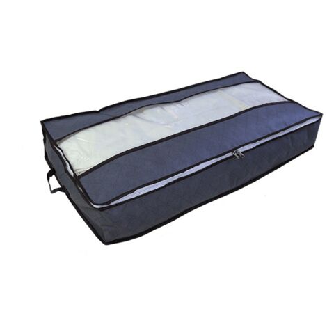 1 Pc Sac De Rangement Sous Lit , Rangement Sous Lit Grande Non-Tisse Pliable, Sacs De Rangement Pour Couette Édredons Couvertures Oreillers Jouets Vêtements (100x 50 X 18 Cm), Gris
