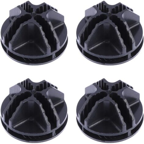 AIDUCHO 20 Connecteurs Abs En Cube De Fil Métallique Pour Étagères De Rangement En Cube De Fil Et Fermoir À Boucle Clip Organisateur Modulaire (Noir) (1/5)
