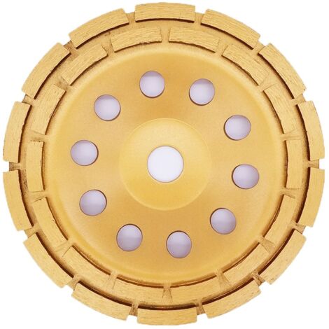 AIDUCHO Diamant Meule 180 X 22,2 Mm - Turbo Diamant Meule Boisseau Pour Béton, Granit, Pierre, Marbre, Pierre, Maçonnerie, Brique, Crépi, Béton Ciré (1/5)