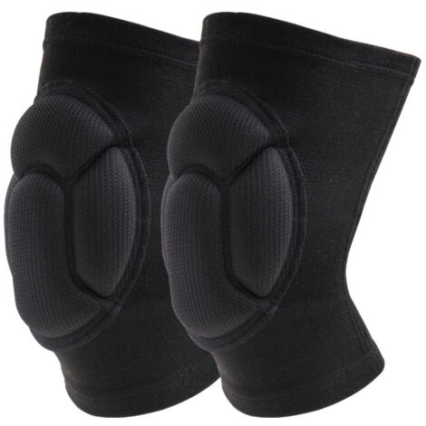 Genouillères Professionnelles pour Le Travail,Genoux Confortable pour sols abrasifs pour Gardning et Construction Danse,1 paire Élastique mousse Anti choc(L,42-48 cm) (1/5)