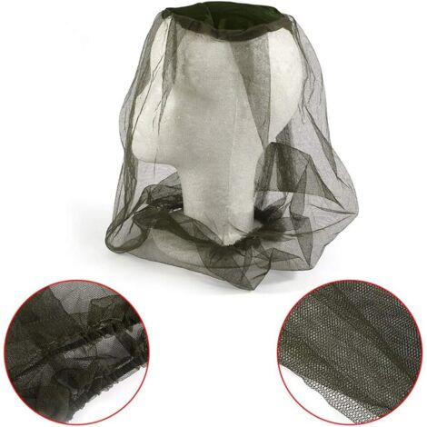 4 pièces moustiquaire moustiquaire tête moustiquaire couvre masque net pour l'apiculture apiculteurs amateurs de plein air Anti moustiques (1/5)
