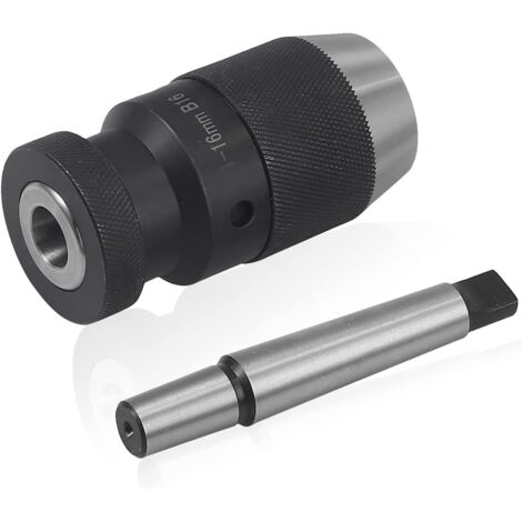 Mandrin de Perçage de Tour sans Clé 1-16mm à Serrage Automatique Super Précis MT2 -B16 Arbre pour Tour MK2 (1/5)